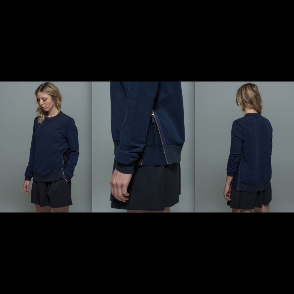 Lululemon Future Varsity Pullover Inkwell sz 6 NWT